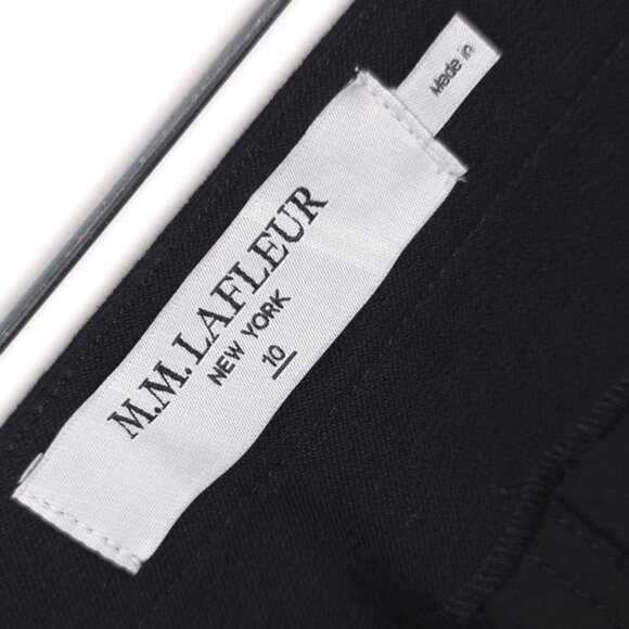 M.M. LAFLEUR NEW YORK Cotton Blend Dress Casual Career Pants Stretch Size 10 - Picture 4 of 11